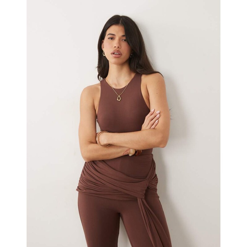 Wanderdoll Bella sculpting second skin racer neck bodysuit co
