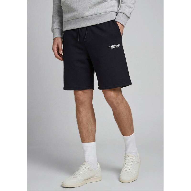 bonprix Teplákové šortky se střihem Regular Fit, JJ REBEL černá