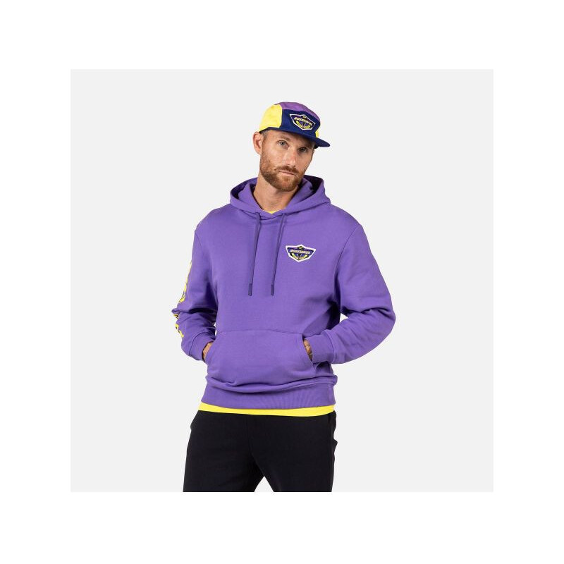 Mikina ROSSIGNOL Super Hoodie, fialová
