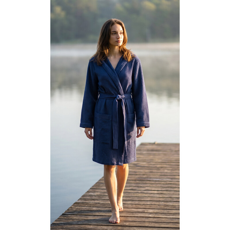 Dámský župan s kapucí Midnight Sapphire model 22264695 - Vestis