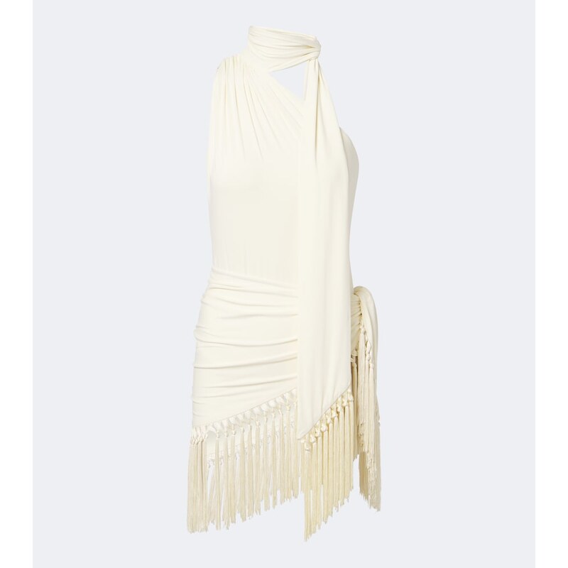 Taller Marmo Siwa scarf-detail swimsuit and beach cover-up set