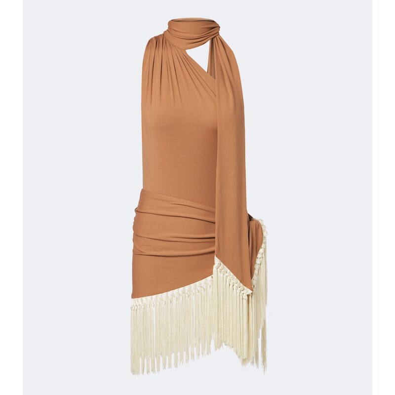 Taller Marmo Siwa scarf-detail swimsuit and beach cover-up set