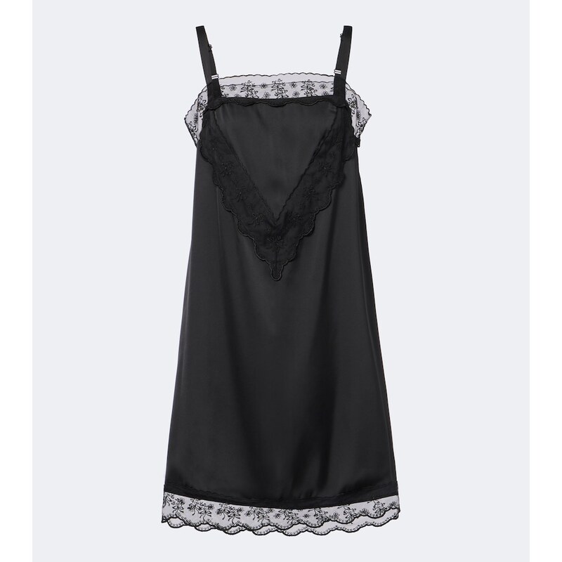 Simone Rocha Lace-trimmed minidress
