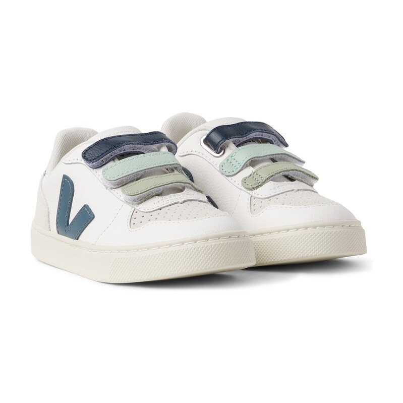 Veja Kids V-90 leather sneakers
