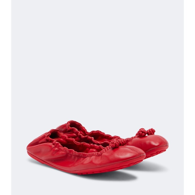 Bottega Veneta Fantasmina leather ballet flats