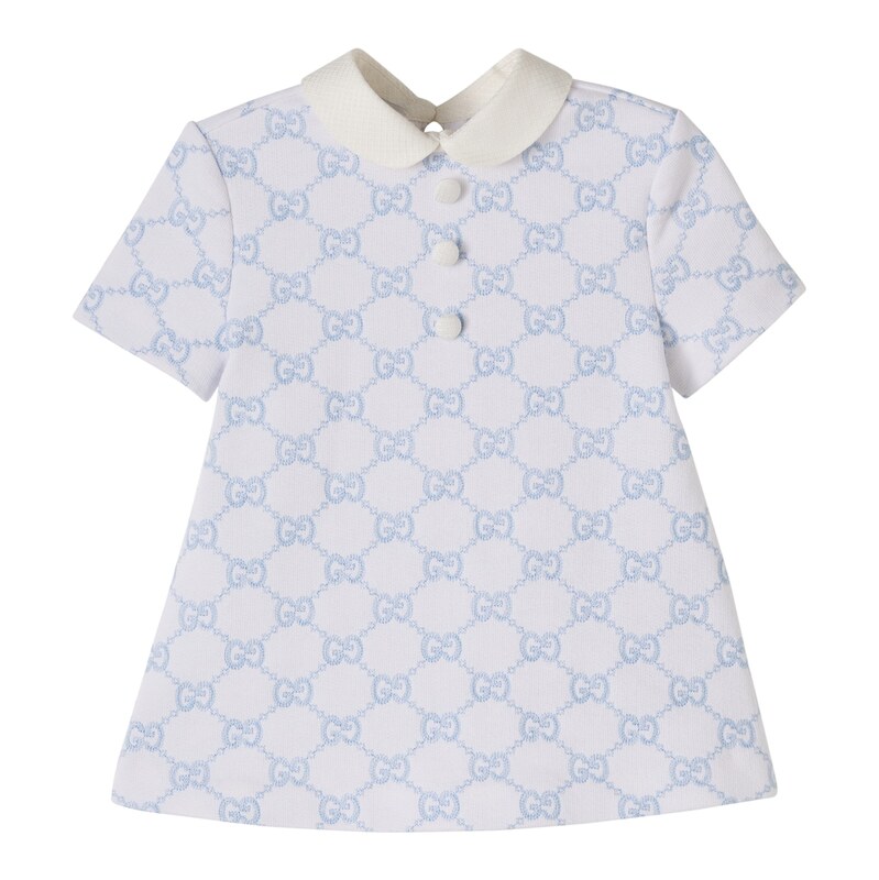 Gucci Kids Baby GG jacquard cotton dress