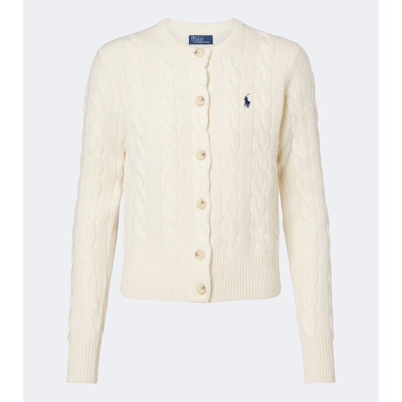 Polo Ralph Lauren Cable-knit wool and cashmere cardigan