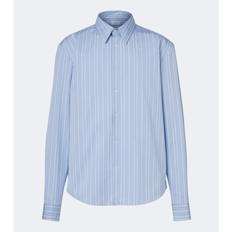 Saint Laurent Striped cotton poplin shirt