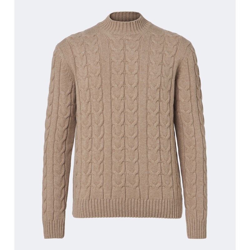 Slowear Cable-knit virgin wool sweater