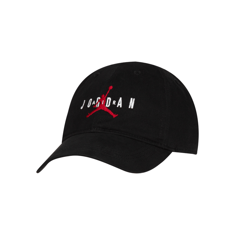 Jordan jan curve brim adjustable hat BLACK