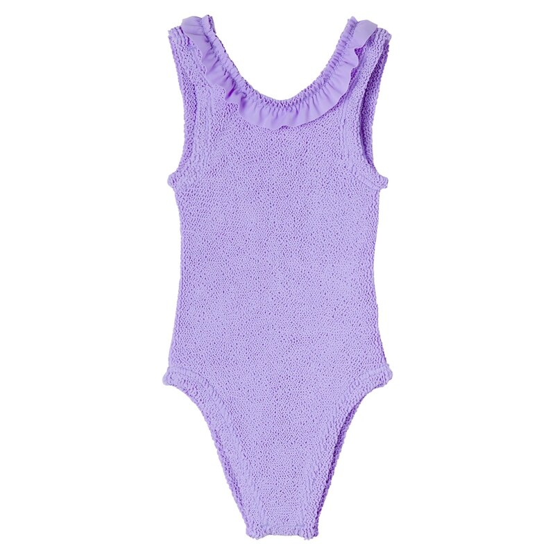 Hunza G Kids Isla Duo ruffled swimsuit