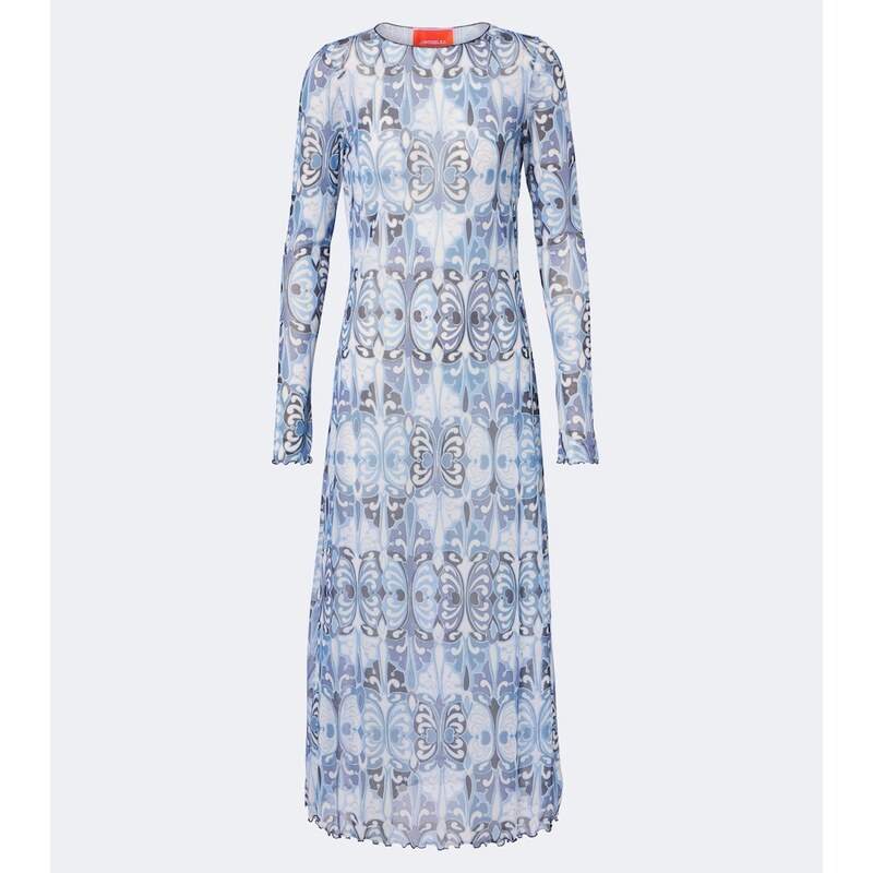 La DoubleJ Slinky Swing printed midi dress
