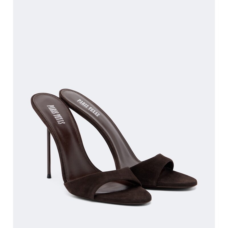 Paris Texas Lidia suede mules