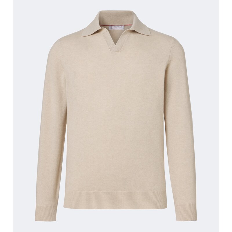 Brunello Cucinelli Cashmere polo sweater