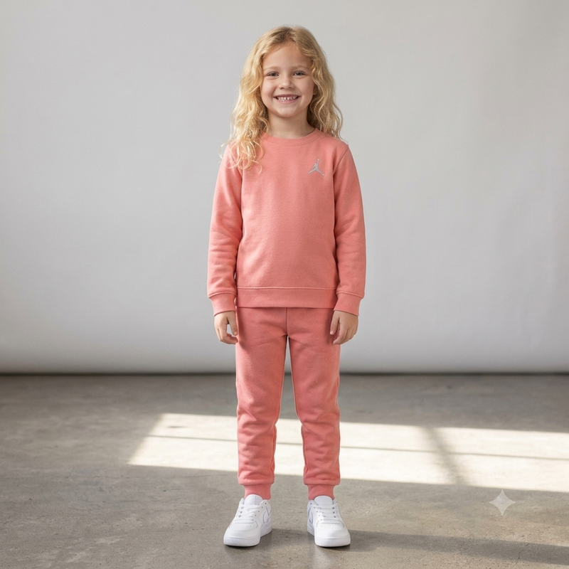 Jordan mj brooklyn crew set PINK GAZE