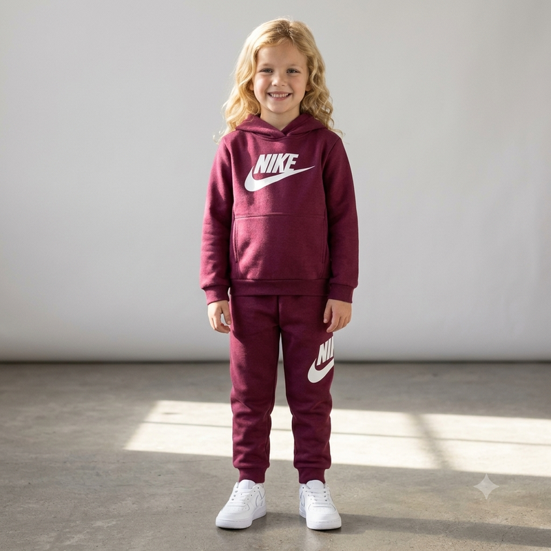 Nike club fleece set SWEET BEET