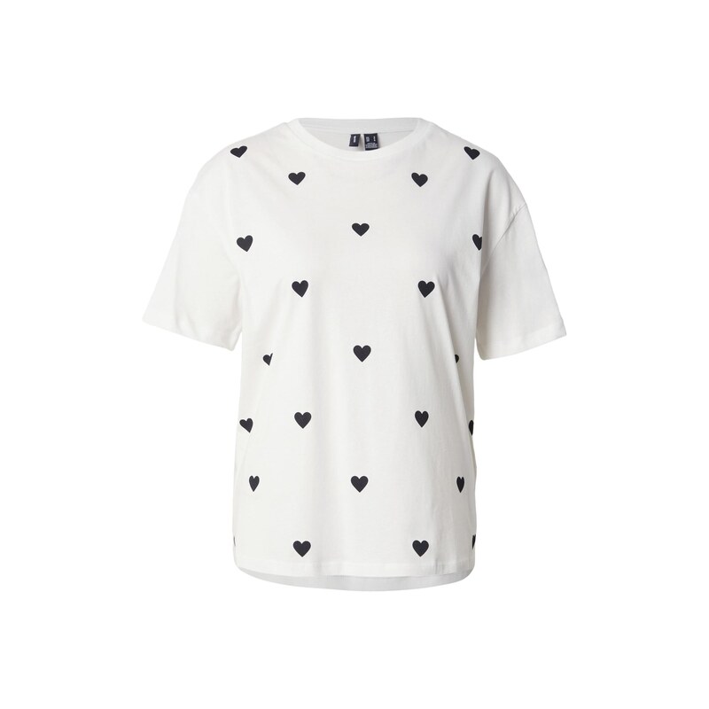 VERO MODA Tričko VMMATTY černá / bílá