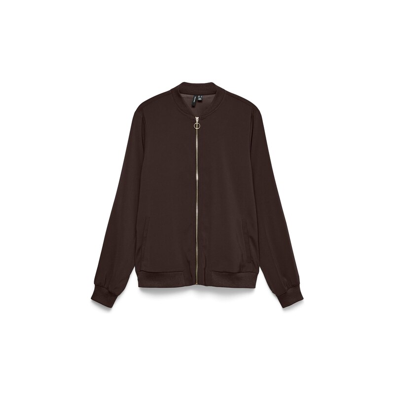 VERO MODA Přechodná bunda VMCOCO čokoládová