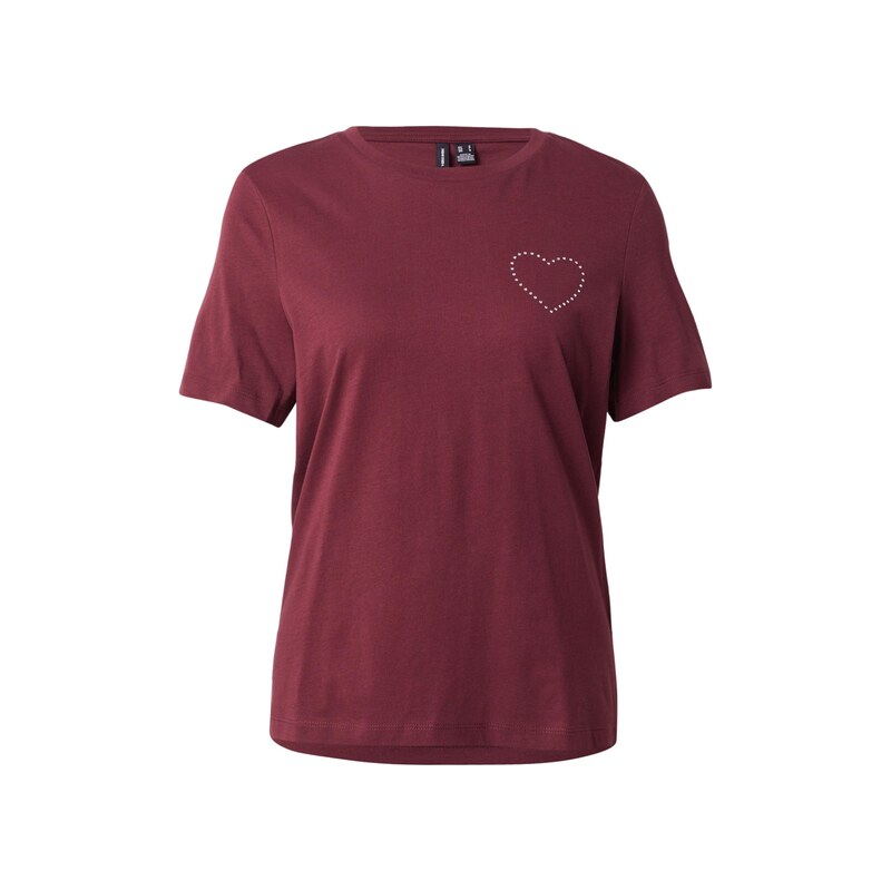 VERO MODA Tričko VMFIE merlot