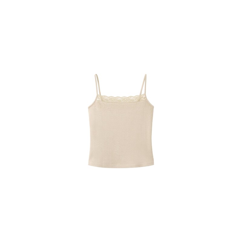 MANGO Top BLONDI velbloudí
