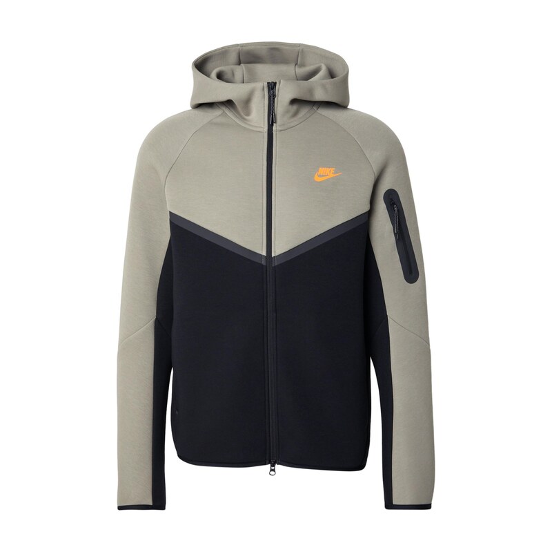 Nike Sportswear Mikina Tech Fleece pastelově zelená / černá