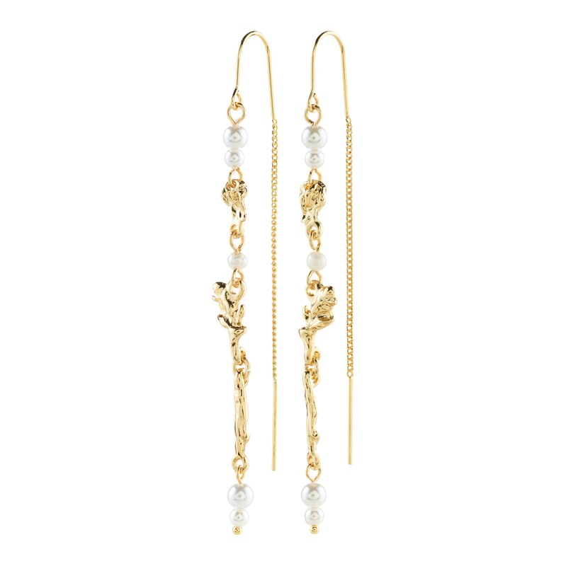 Pilgrim Náušnice zlatá