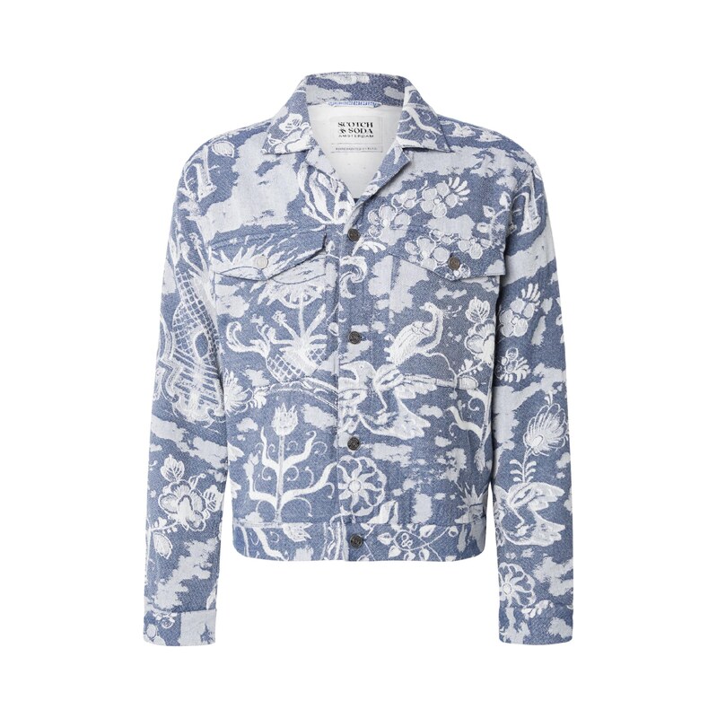 SCOTCH & SODA Přechodná bunda Delfts chladná modrá / bílá