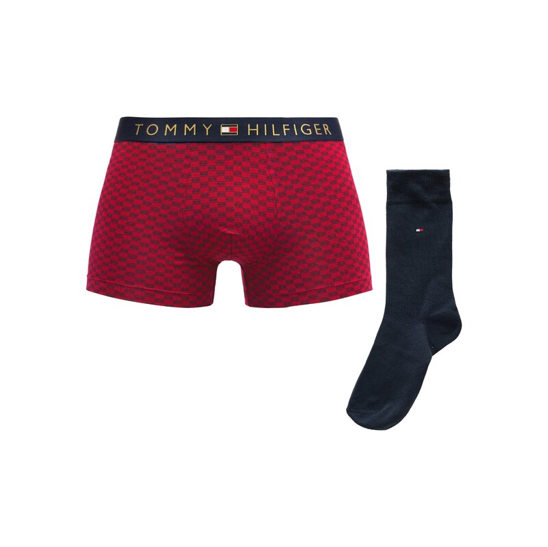 Tommy Hilfiger Underwear Boxerky tmavě červená / černá