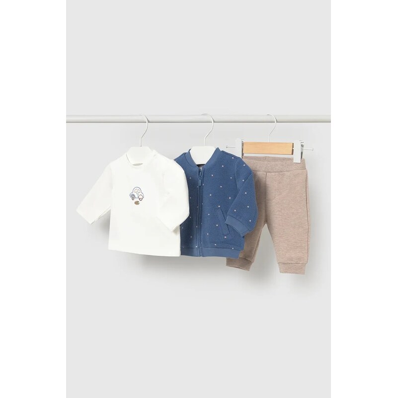 Mayoral Newborn teplákový set kojenecký s bavlnou