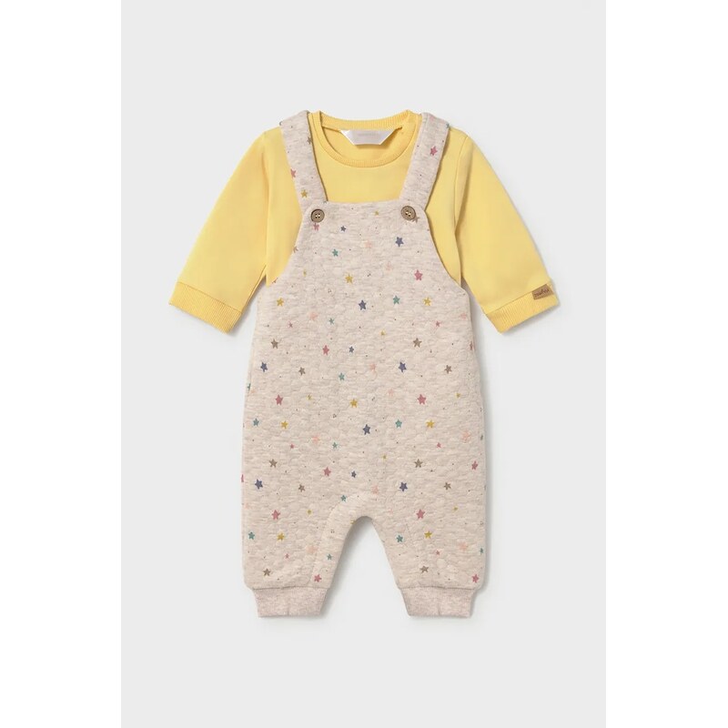Mayoral Newborn teplákový set kojenecký bavlněný s elastanem