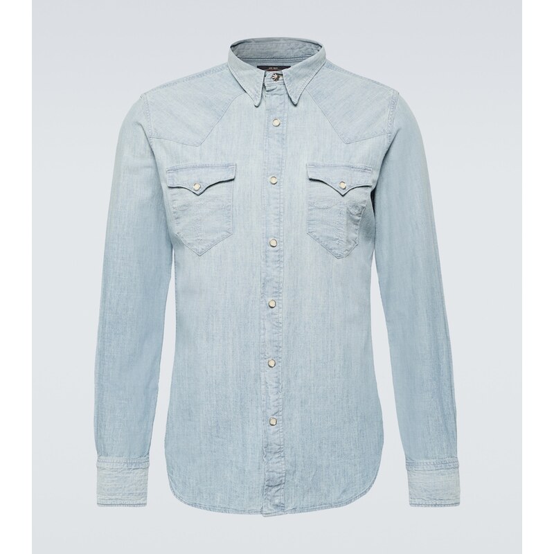 RRL Buffalo West denim shirt