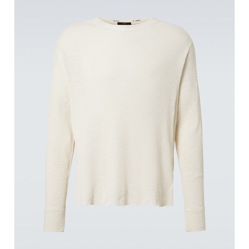 RRL Waffle-knit cotton sweater