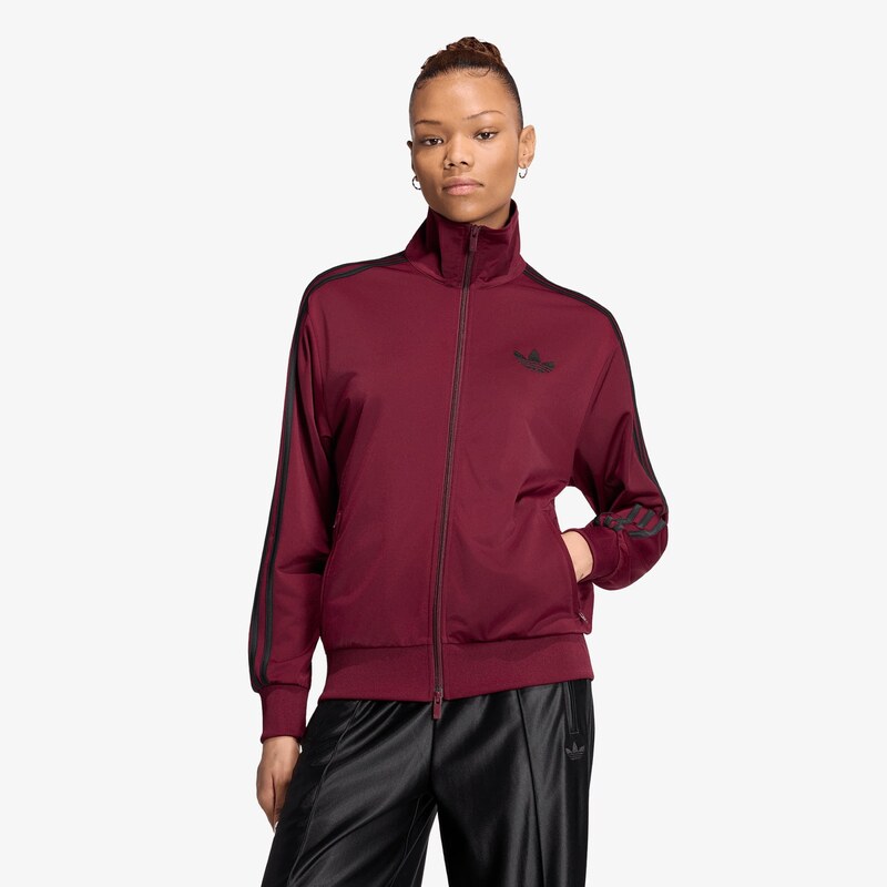 adidas Originals Bunda adidas Firebird Track Top Loose Maroon/