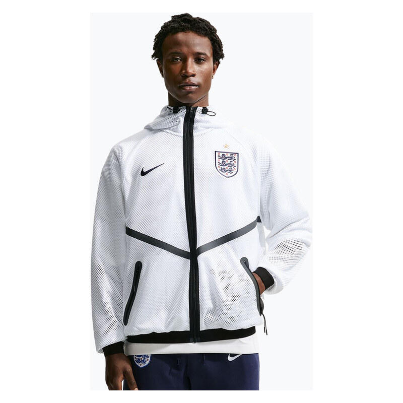 Pánská fotbalová bunda Nike England Dri-Fit Soccer Anthem white