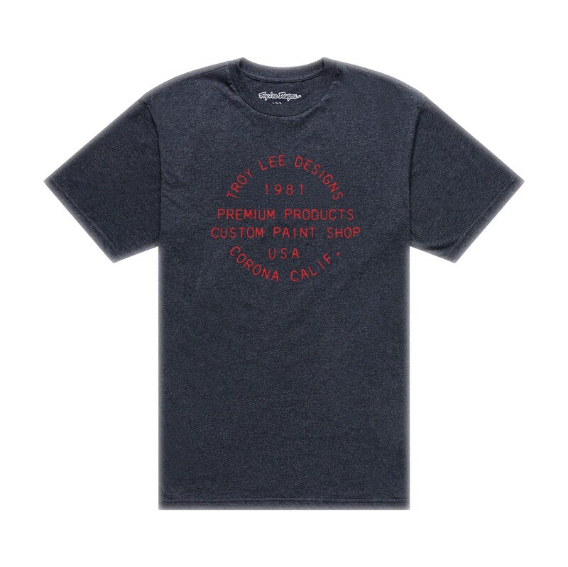 Troy Lee Designs Imprint pánské triko krátký rukáv Black heather