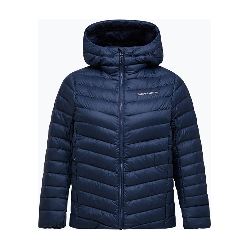 Dámská péřová bunda Peak Performance Frost Down Hood Jacket blue