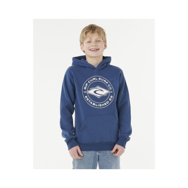 Mikina RIP CURL STAPLER HOOD -BOY, tmavě modrá