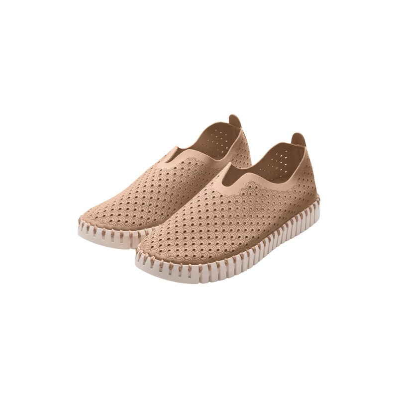 ILSE JACOBSEN Slip on boty Tulip3275 světle béžová / tmavě