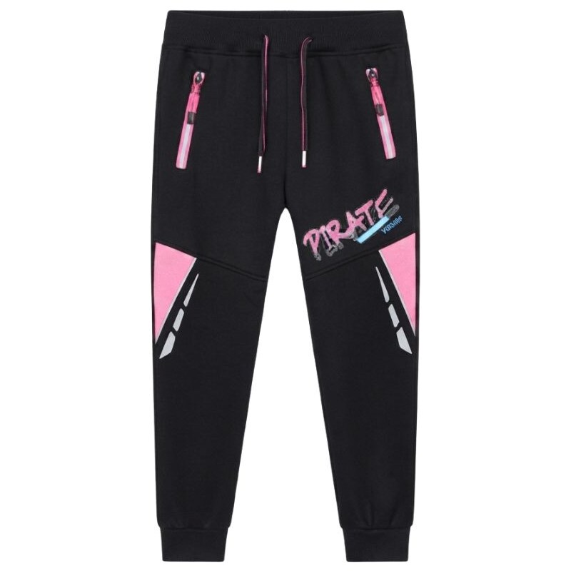 Dívčí softshellové tepláky černé Kugo GK8639