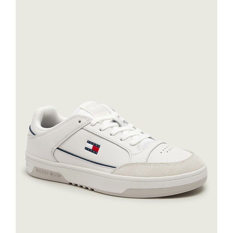 Tommy Jeans Kožené tenisky | semiš