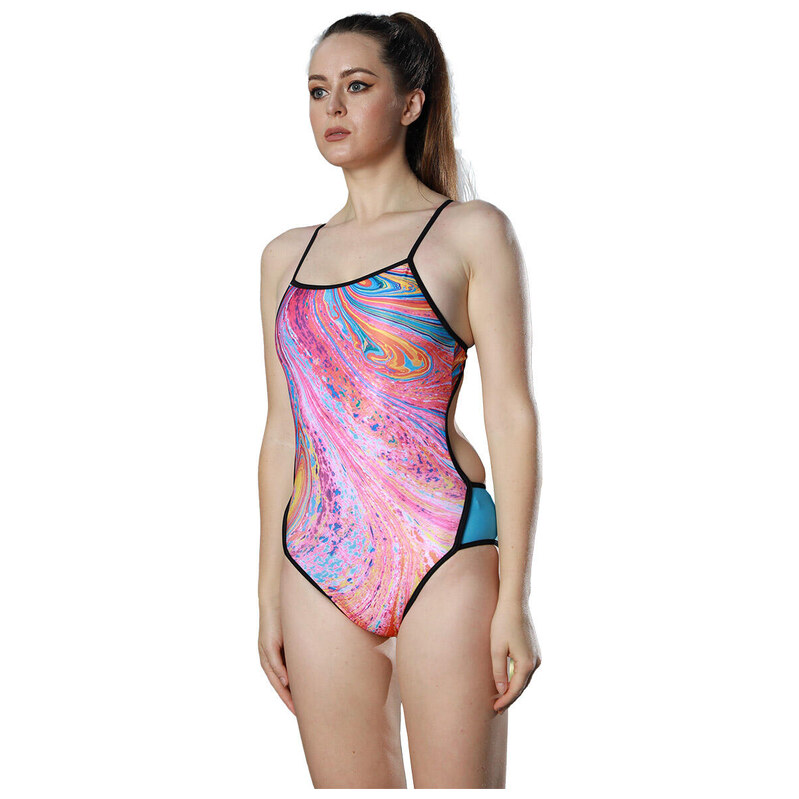 AQUAFUN Dámské plavecké plavky Aquafun Psychedelic Swirl Active