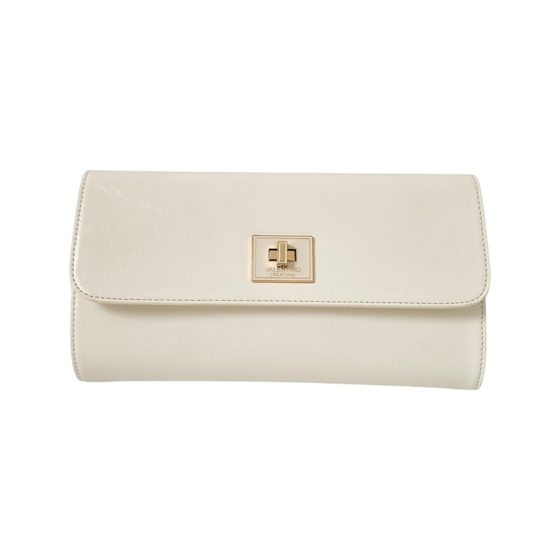 Bílá společenská kabelka Ivory Gold