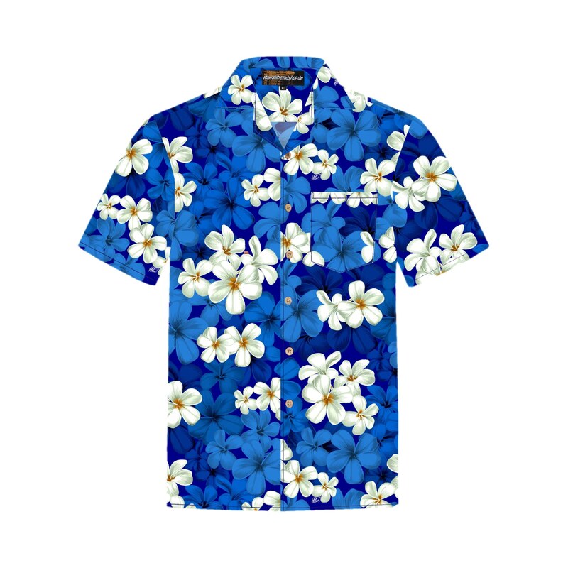 Hawaiihemdshop.de Košile Hawaiihemd Classic Blue modrá