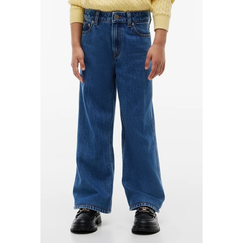 Tommy Hilfiger wide leg džíny dětské WIDE LEG