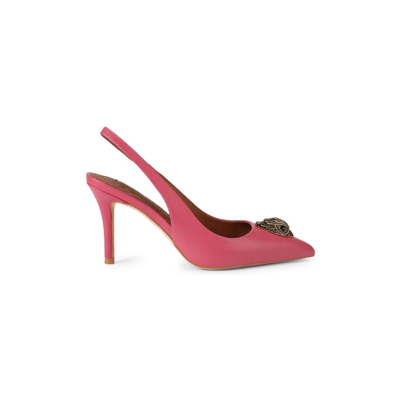 Kurt Geiger London Lodičky kožené Belgravia Sling 85 Pink Comb