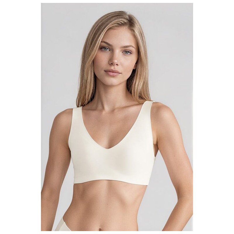 SLOGGI ZERO FEEL Bralette lehce vyztužená podprsenka ecru