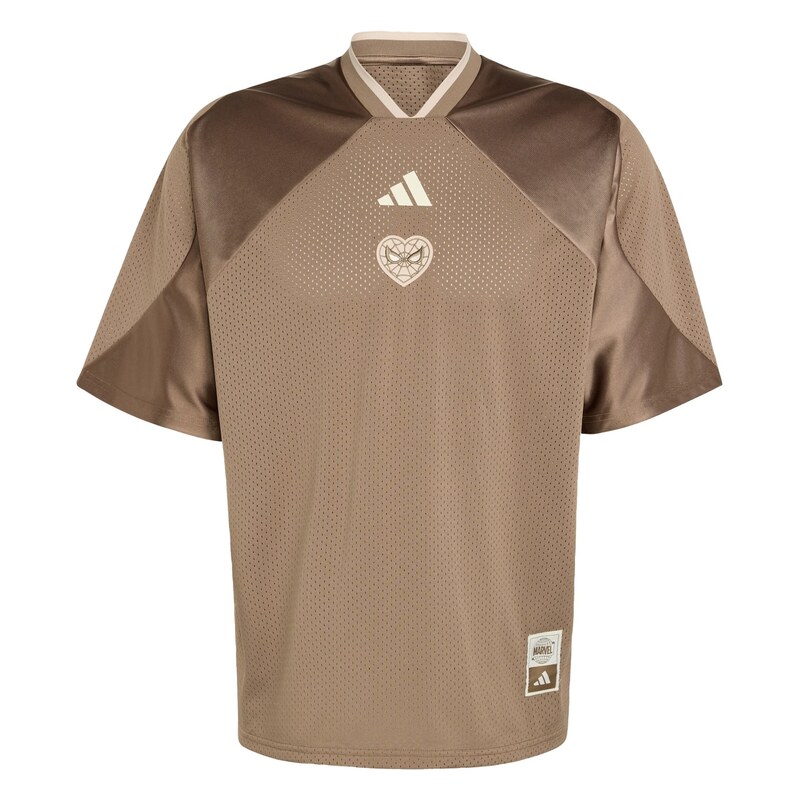 ADIDAS SPORTSWEAR Funkční tričko Spider-Man cappuccino / khaki