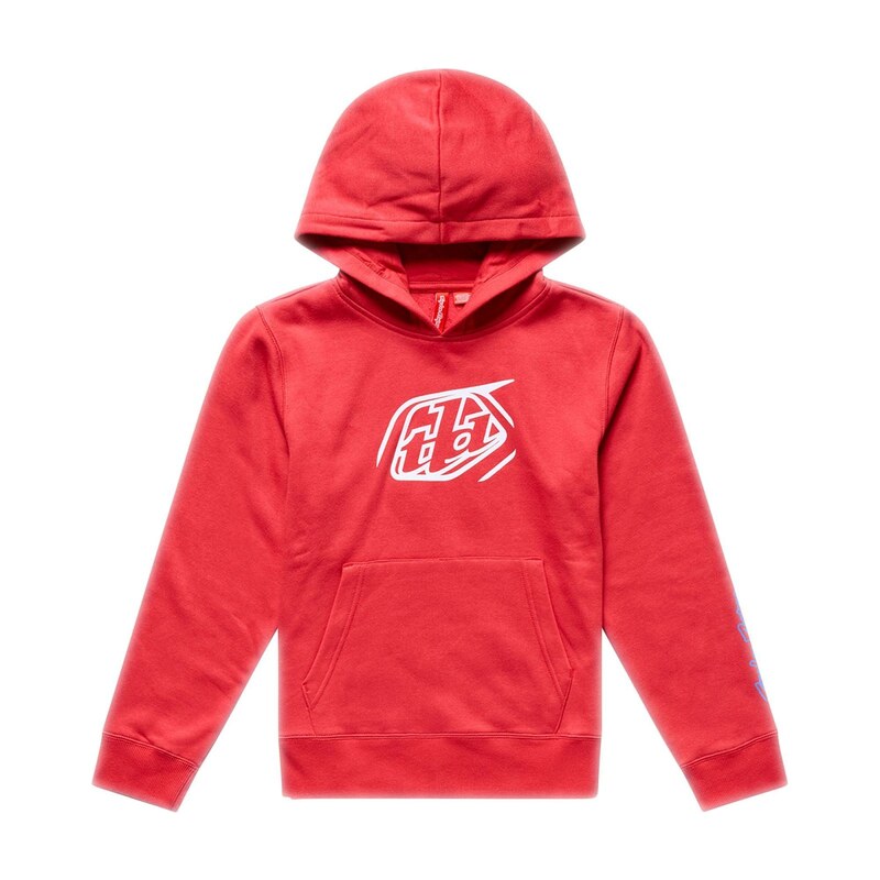 Troy Lee Designs Badge dětská mikina Scarlet vel. S