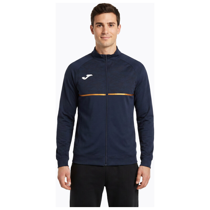 Pánská běžecká mikina Joma Record III Full Zip navy