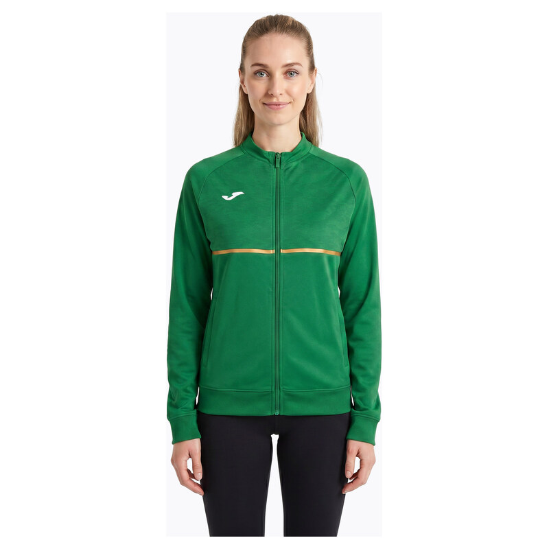 Dámská běžecká mikina Joma Record III Full Zip green